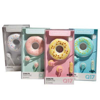 Case of [24] Donut Earbud Headphones in 4 Assorted Colors