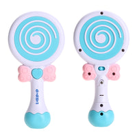 Kids Baby Electric Toys Music Lollipop Flashing Light for Educational Toys Music Handbells Toys for Children Newborns Rattles