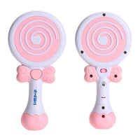 Kids Baby Electric Toys Music Lollipop Flashing Light for Educational Toys Music Handbells Toys for Children Newborns Rattles