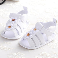 Baby shoes gilrs summer shoes Toddler Girl Crib Shoes Newborn Flower Soft Sole Anti-slip Baby Sneakers Sandals