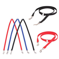 Adjustable Dog Strong Multicolor Lead Two Pet Dogs Walking Leash Pet Products