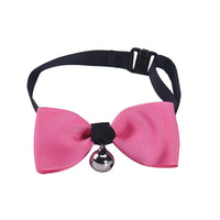 Dog Collars Adjustable Dog Cat Pet Bow Tie With Bell Puppy Kitten Necktie Collar