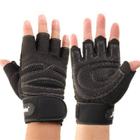 High Quality Weight Lifting Gloves Training Wrist Wrap Gloves Half Finger Design Comfortable Gloves