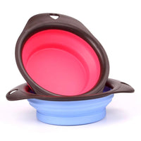 Non-toxic Silicone Folding Pet Bowl Outdoors