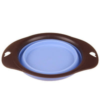 Non-toxic Silicone Folding Pet Bowl Outdoors