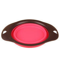 Non-toxic Silicone Folding Pet Bowl Outdoors