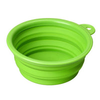 Pet Travel Bowl Silicone Collapsible Feeding Water Dish Feeder portable water bowl pet