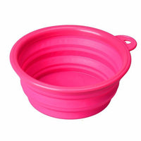 Pet Travel Bowl Silicone Collapsible Feeding Water Dish Feeder portable water bowl pet