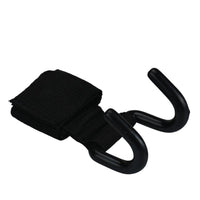 2 pcs. Dumbbell Steel Weight Lifting Power Clasps Grip Hook Support Straps Anti-skid Secure Grip with Coated Steel Hook