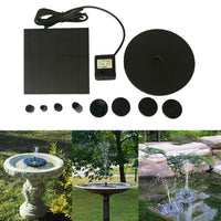 Floating Solar Powered Pond Garden Water Pump Fountain Kit Bird Bath Fish Tank