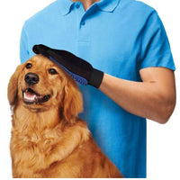 Silicone Dog Glove Deshedding Gentle Efficient Pet Grooming Dogs Bath Pet Supplies