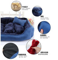 Small Animals Bed House Pet Beds Cushion High Quality Fall Winter Kennel Dog Bed