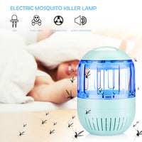 Electronic Ultra Silent Inhalant Mosquito Killer LED Lamp Insect Bug Zapper USB Powered No Radiation for Home Outdoor