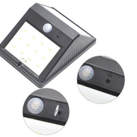 Waterproof Solar 12 LED Light Motion Sensor Wall Lamp Auto ON/OFF for Outdoor Garden Fence Yard Roof Lawn lamps Landscape lights