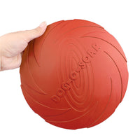 Eco-friendly Pet Product Natural Rubber Material Pet Dog Toy Frisbee Dog Training Fetch Toys Dogs Training Flying