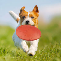 Eco-friendly Pet Product Natural Rubber Material Pet Dog Toy Frisbee Dog Training Fetch Toys Dogs Training Flying