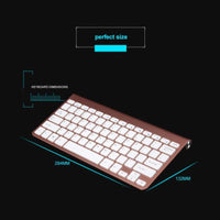 Wireless Gaming Keyboard and  Gaming Mouse Ultra-thin mini keyboard suit 2.4 G wireless keyboard