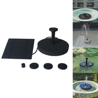 Floating Solar Powered Pond Garden Water Pump Fountain Kit Bird Bath Fish Tank