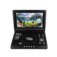 9.8 inch LCD Display DVD Player 270 Degree Totatable Swivel Screen Portable DVD Game Player With EU Plug Adapter Analog TV