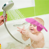 Adjustable Baby Kids Shampoo Cap Bath Hat Bathing Shower Cap Wash Hair Shield