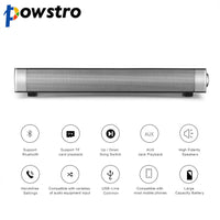 Powstro Bluetooth 4.0 Speaker 10W Wireless Super Bass Stereo Loudspeaker with Remote Control Support TF Card MP3 for IOS Android