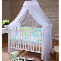 FOXNOVO Baby Mosquito Net Baby Toddler Bed Crib Canopy Netting