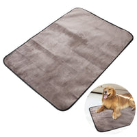 UEETEK Multifunctional Waterproof Pet Blanket 100*70CM Microplush Collapsible Pets Plush Mat Outdoor