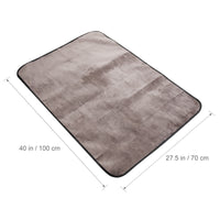 UEETEK Multifunctional Waterproof Pet Blanket 100*70CM Microplush Collapsible Pets Plush Mat Outdoor