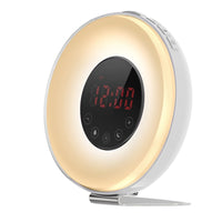 LED Alarm Clock Wake Up Light Alarm Clock Sunrise Simulation Alarm Clock With USB Charger