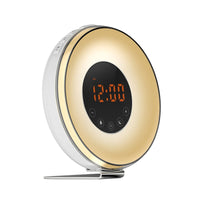 LED Alarm Clock Wake Up Light Alarm Clock Sunrise Simulation Alarm Clock With USB Charger