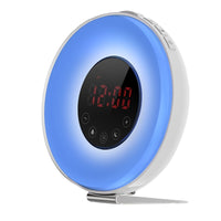 LED Alarm Clock Wake Up Light Alarm Clock Sunrise Simulation Alarm Clock With USB Charger