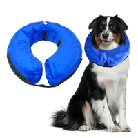 Protective Inflatable Collar Pet Cone E-Collar Soft Pet Recovery Collar