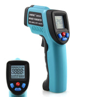 GM550 Digital Infrared Thermometer Pyrometer Aquarium Laser Thermometer Outdoor Thermometer (Sky Blue)