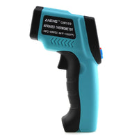 GM550 Digital Infrared Thermometer Pyrometer Aquarium Laser Thermometer Outdoor Thermometer (Sky Blue)