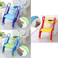 Baby Toddler Foldable Potty Training Toilet Chair Seat Step Ladder