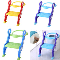 Baby Toddler Foldable Potty Training Toilet Chair Seat Step Ladder