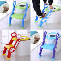 Baby Toddler Foldable Potty Training Toilet Chair Seat Step Ladder