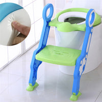 Baby Toddler Foldable Potty Training Toilet Chair Seat Step Ladder