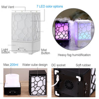 200ml Aroma Essential Oil Diffuser Ultrasonic Air Humidifier Aromatherapy Mist Maker Office LED Lights Aroma Diffuser For Home